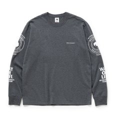 画像1: RATS/TWO WHEEL L/S TEE（CHARCOAL）［ツーホイール長袖T-25秋冬］ (1)