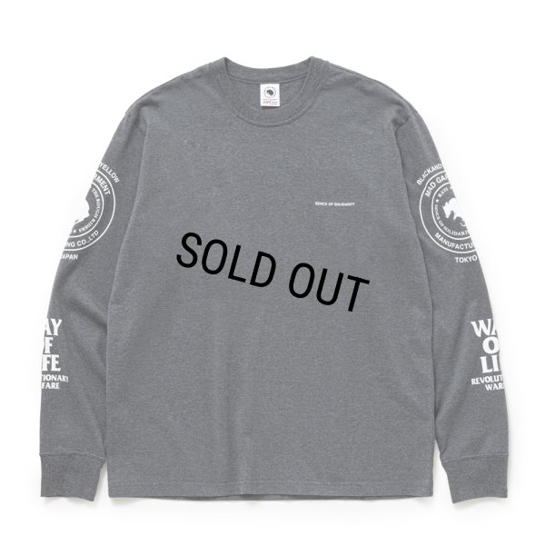 画像1: RATS/TWO WHEEL L/S TEE（CHARCOAL）［ツーホイール長袖T-25秋冬］