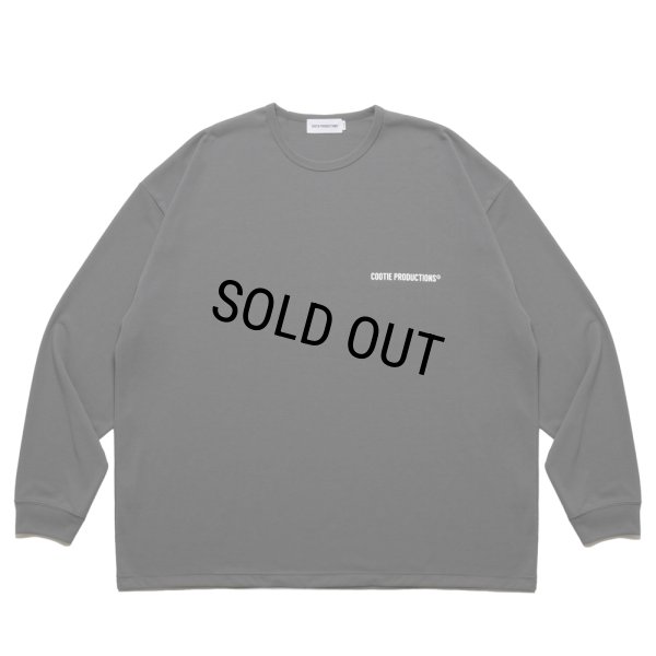 画像2: COOTIE PRODUCTIONS/Dry Tech Jersey Oversized L/S Tee（Gray）［ドライテックオーバーサイズ長袖T-25秋冬］