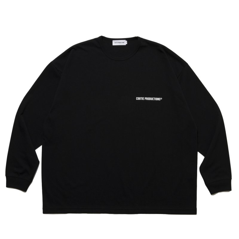 画像1: COOTIE PRODUCTIONS/Dry Tech Jersey Oversized L/S Tee（Black）［ドライテックオーバーサイズ長袖T-25秋冬］