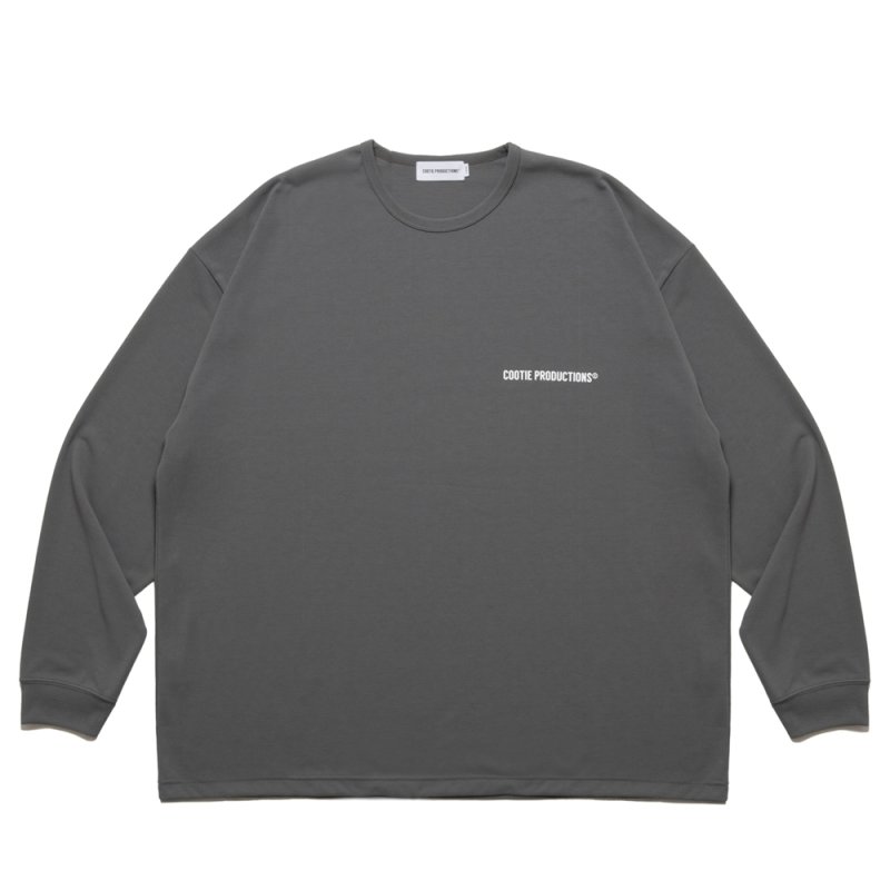 画像1: COOTIE PRODUCTIONS/Dry Tech Jersey Oversized L/S Tee（Gray）［ドライテックオーバーサイズ長袖T-25秋冬］