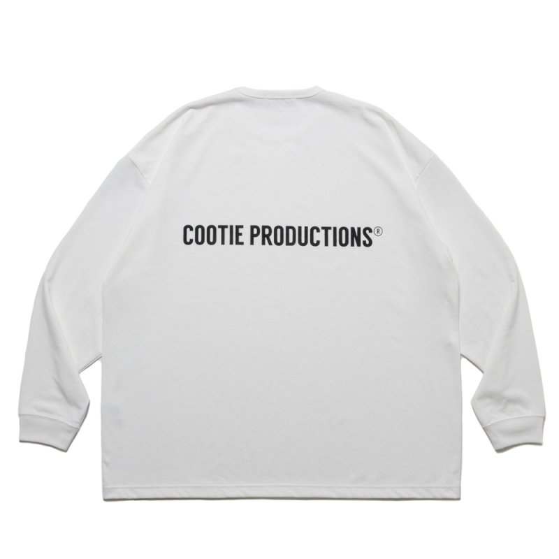 画像2: COOTIE PRODUCTIONS/Dry Tech Jersey Oversized L/S Tee（White）［ドライテックオーバーサイズ長袖T-25秋冬］