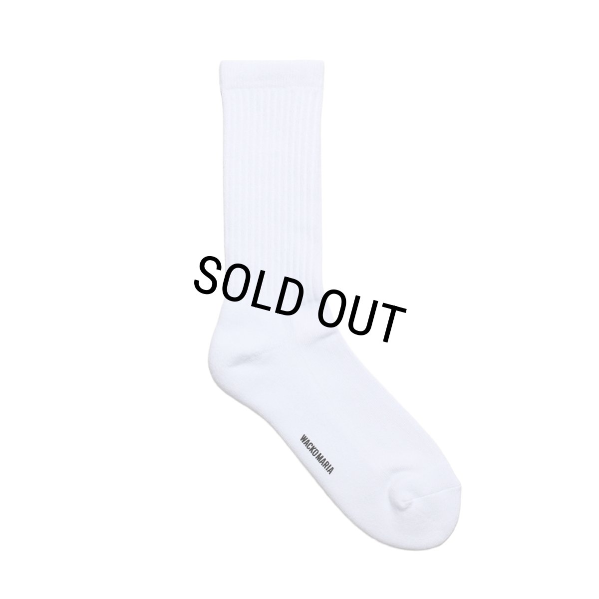 画像1: WACKO MARIA/SPORTS SOCKS（WHITE）［スポーツソックス-25秋冬］ (1)