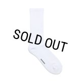 WACKO MARIA/SPORTS SOCKS（WHITE）［スポーツソックス-25秋冬］