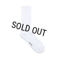 WACKO MARIA/SPORTS SOCKS（WHITE）［スポーツソックス-25秋冬］