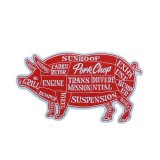 PORKCHOP/PORK STICKER（RED）［ポークステッカー-25春夏］