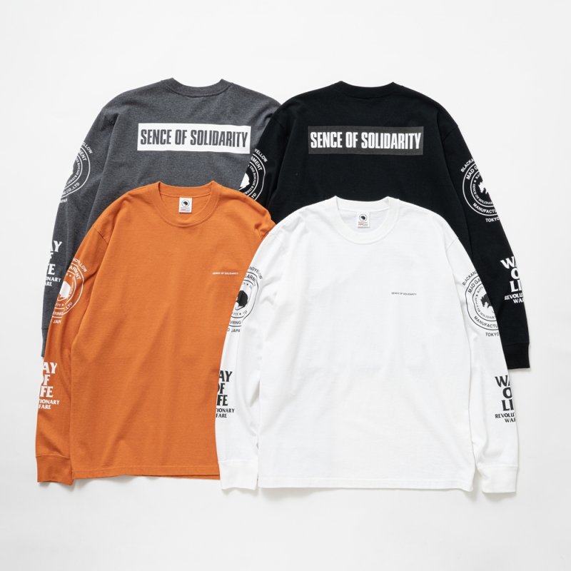 画像2: RATS/TWO WHEEL L/S TEE（BLACK）［ツーホイール長袖T-25秋冬］