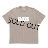 RATS/BOX LOGO TEE（KHAKI）［ボックスロゴT-25秋冬］