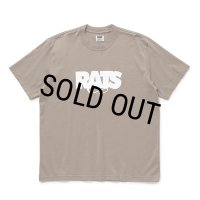 RATS/BOX LOGO TEE（KHAKI）［ボックスロゴT-25秋冬］