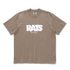 画像1: RATS/BOX LOGO TEE（KHAKI）［ボックスロゴT-25秋冬］ (1)