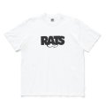 RATS/BOX LOGO TEE（WHITE）［ボックスロゴT-25秋冬］