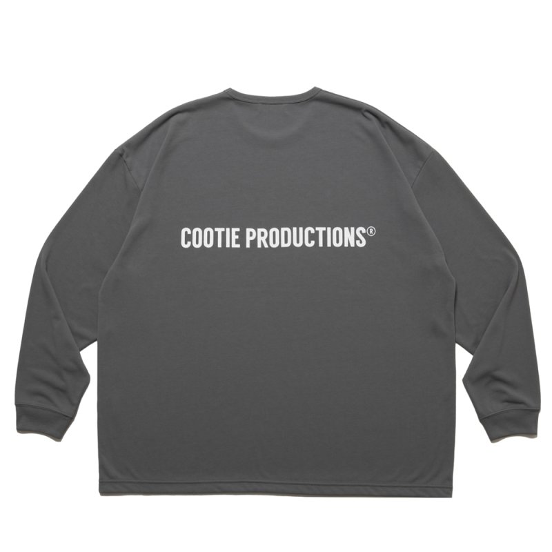 画像2: COOTIE PRODUCTIONS/Dry Tech Jersey Oversized L/S Tee（Gray）［ドライテックオーバーサイズ長袖T-25秋冬］