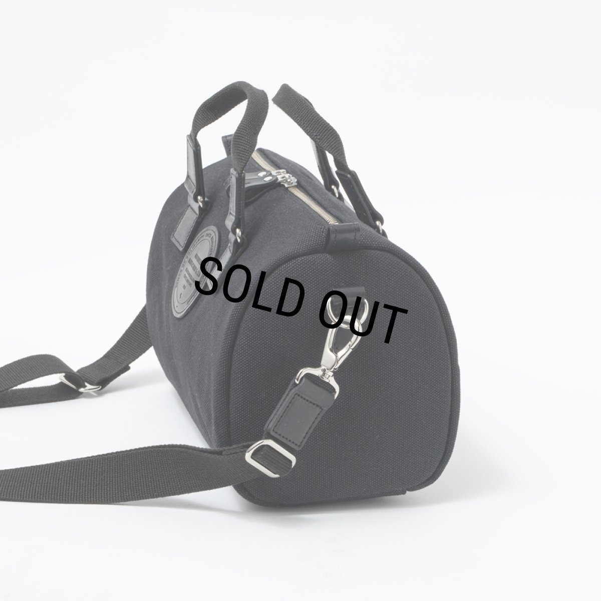 画像3: RATS/CANVAS MINI BOSTON BAG（BLACK）［キャンバスミニボストンバッグ-25秋冬］ (3)