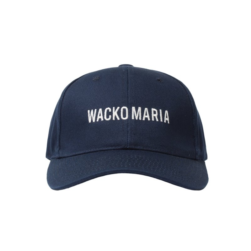 画像1: WACKO MARIA/6 PANEL CAP（NAVY）［6パネルキャップ-25秋冬］