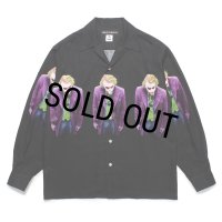 WACKO MARIA/THE DARK KNIGHT TRILOGY / HAWAIIAN SHIRT（BLACK）［ハワイアンシャツ-25秋冬］