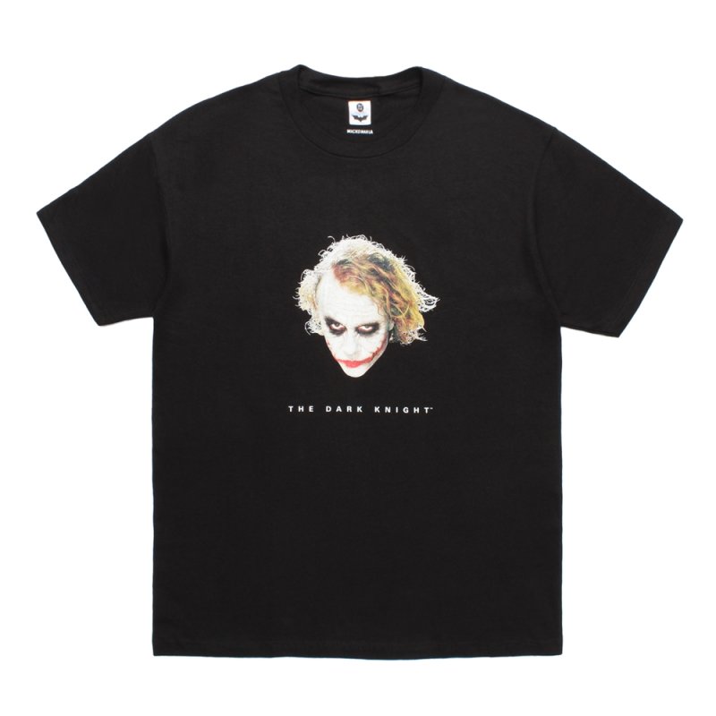 画像1: WACKO MARIA/THE DARK KNIGHT TRILOGY / T-SHIRT（BLACK）［プリント+刺繍T-25秋冬］