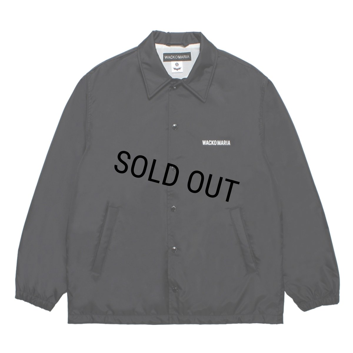 画像2: WACKO MARIA/THE DARK KNIGHT TRILOGY / COACH JACKET（BLACK）［コーチJKT-25秋冬］ (2)