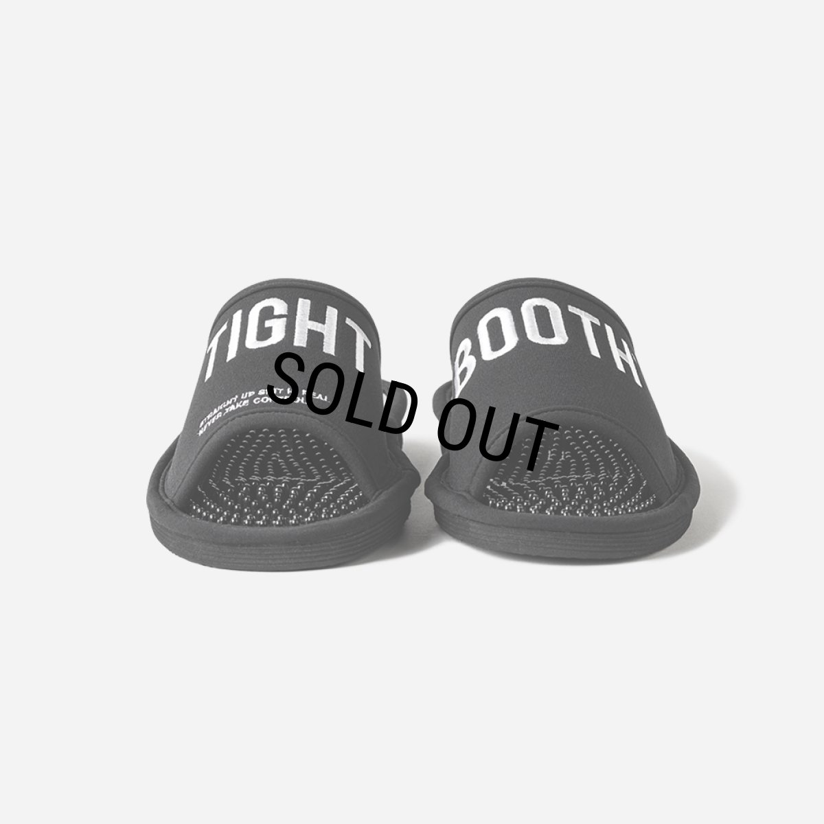 画像2: 【30%OFF】TIGHTBOOTH/KENKO ROOM SANDALS（Black）［ルームサンダル-25夏］ (2)