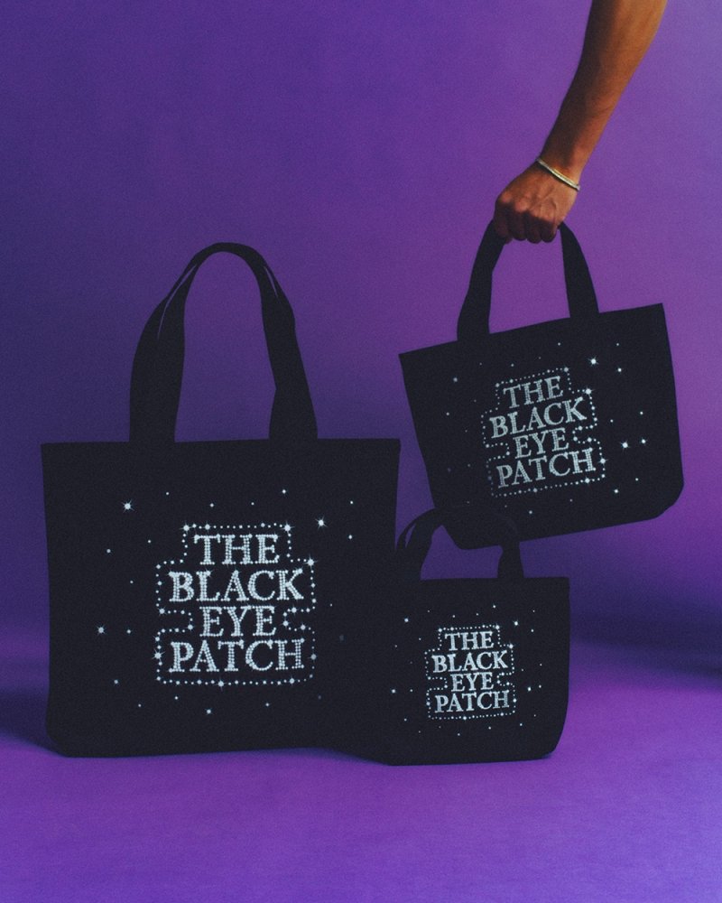 画像2: BlackEyePatch/SHINING OG LABEL TOTE BAG SMALL（BLACK）