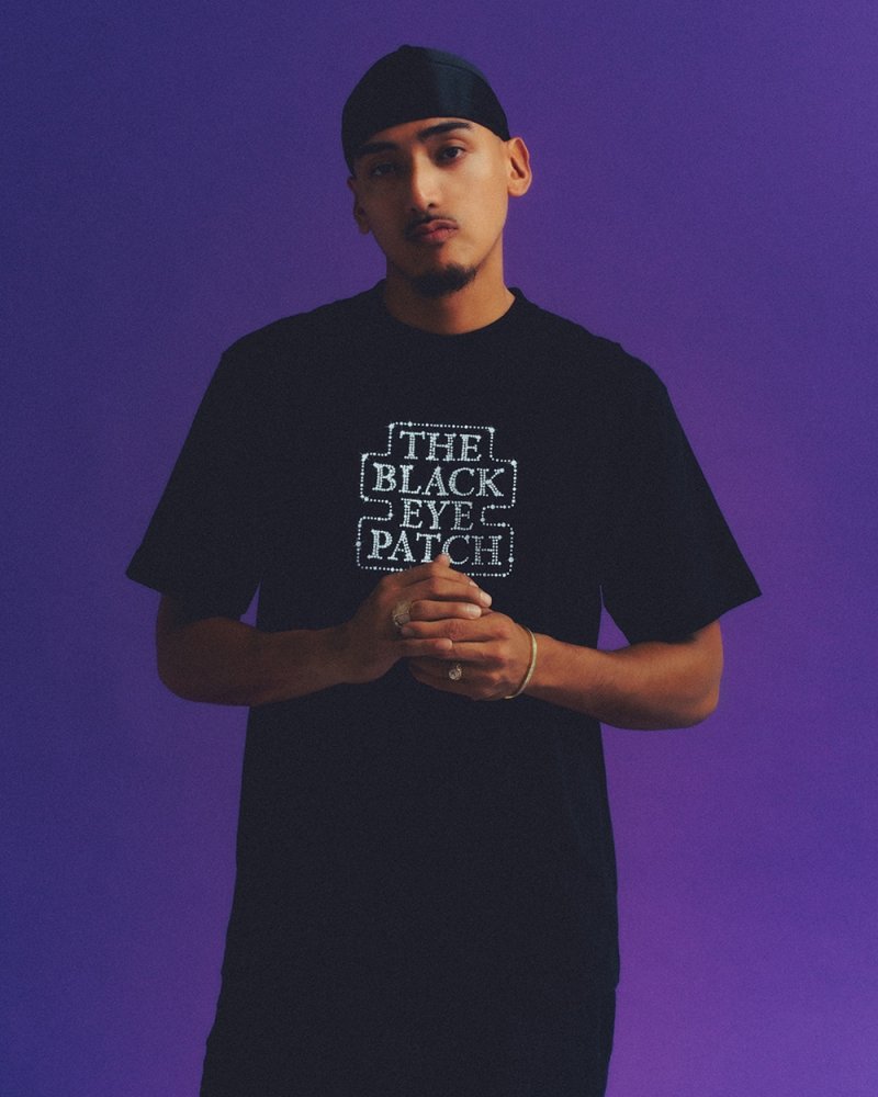 画像3: BlackEyePatch/SHINING OG LABEL TEE(BLACK)