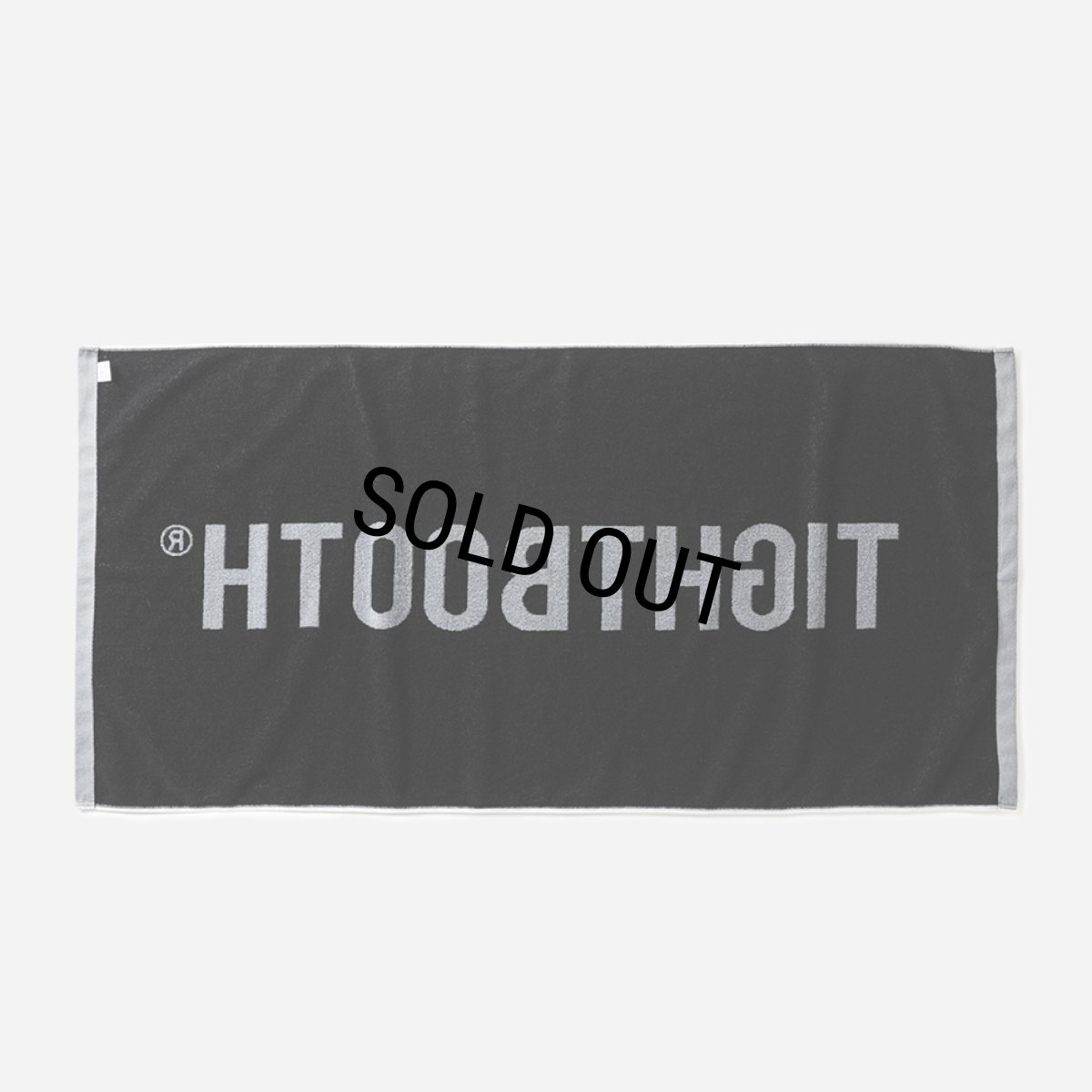 画像2: 【30%OFF】TIGHTBOOTH/JACQUARD BIG TOWEL（Grey）［ジャガードビッグタオル-25夏］ (2)
