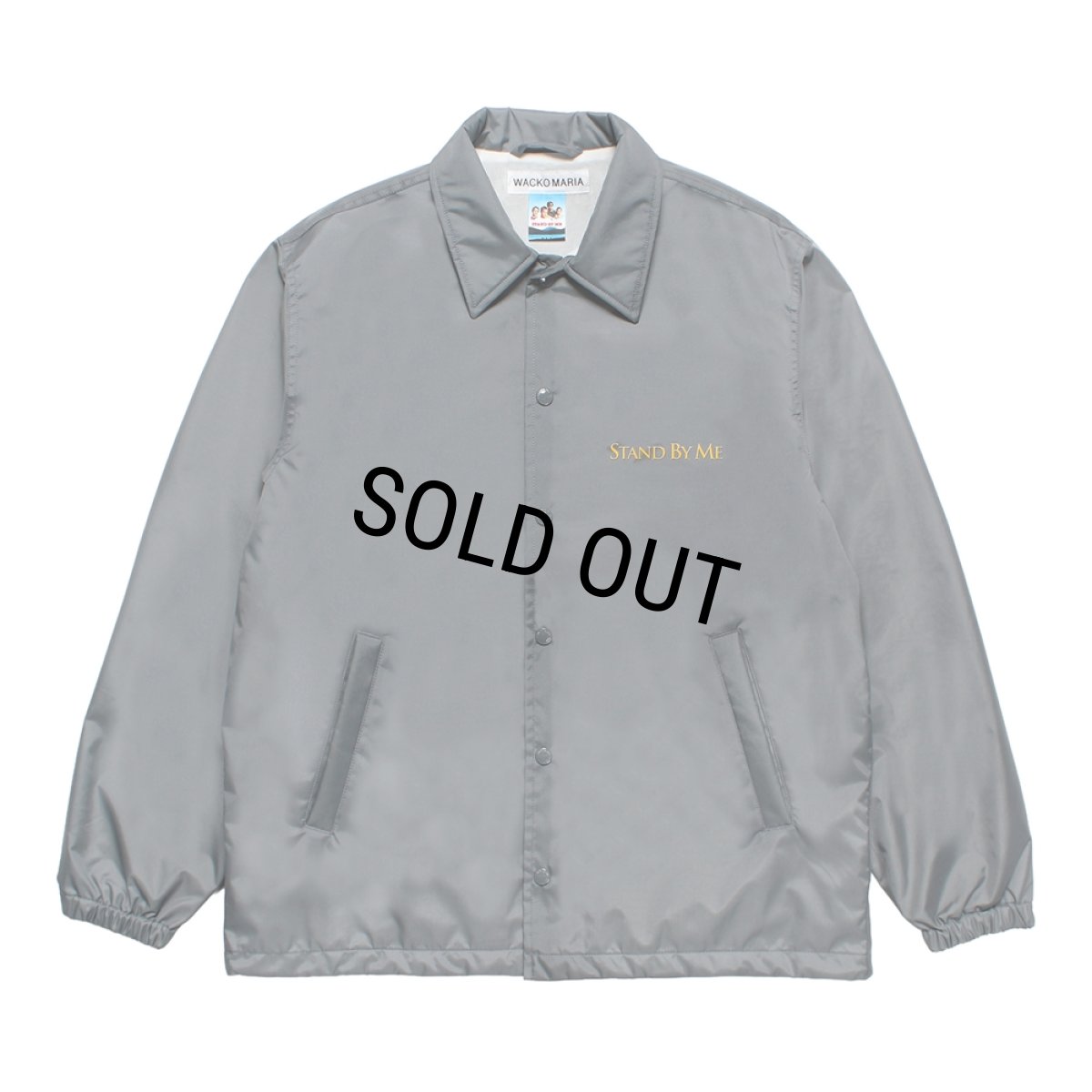 画像2: WACKO MARIA/STAND BY ME / COACH JACKET（GRAY）［コーチJKT-25秋冬］ (2)