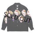 WACKO MARIA/THE DARK KNIGHT TRILOGY / HAWAIIAN SHIRT（BLACK）［ハワイアンシャツ-25秋冬］