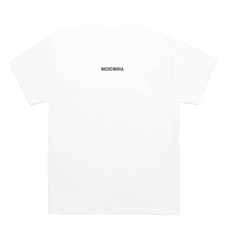 画像2: WACKO MARIA/THE DARK KNIGHT TRILOGY / T-SHIRT（WHITE）［プリント+刺繍T-25秋冬］