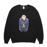 WACKO MARIA/THE DARK KNIGHT TRILOGY / SWEAT SHIRT（BLACK）［クルーネックスウェット-25秋冬］