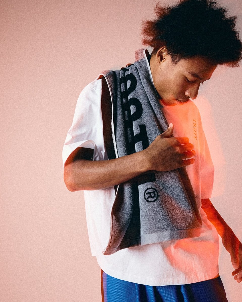 画像4: TIGHTBOOTH/JACQUARD BIG TOWEL（Grey）［ジャガードビッグタオル-25夏］ (4)