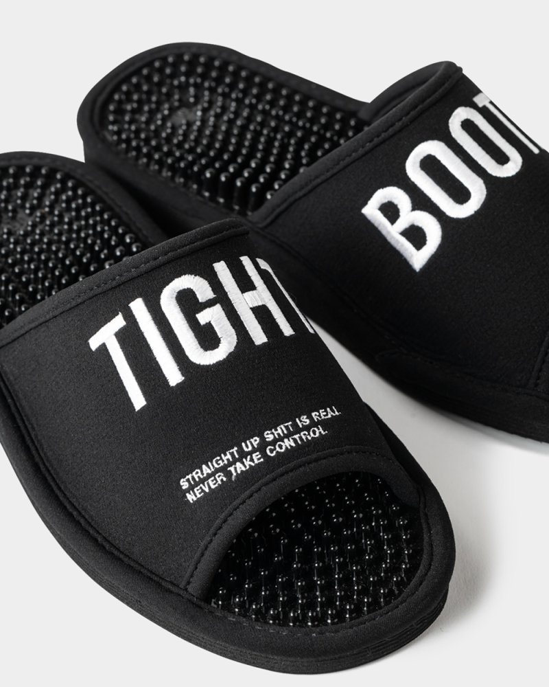 画像2: TIGHTBOOTH/KENKO ROOM SANDALS（Black）［ルームサンダル-25夏］