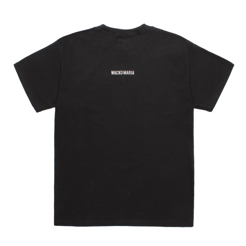 画像2: WACKO MARIA/THE DARK KNIGHT TRILOGY / T-SHIRT（BLACK）［プリント+刺繍T-25秋冬］