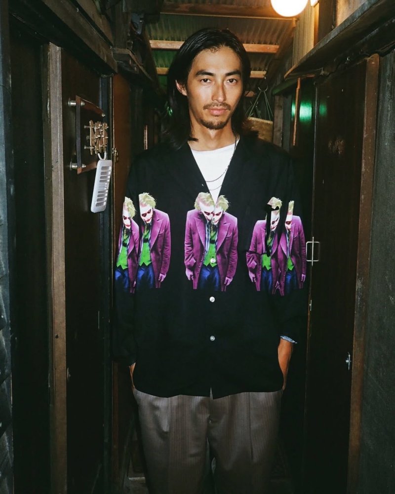 画像2: WACKO MARIA/THE DARK KNIGHT TRILOGY / HAWAIIAN SHIRT（BLACK）［ハワイアンシャツ-25秋冬］