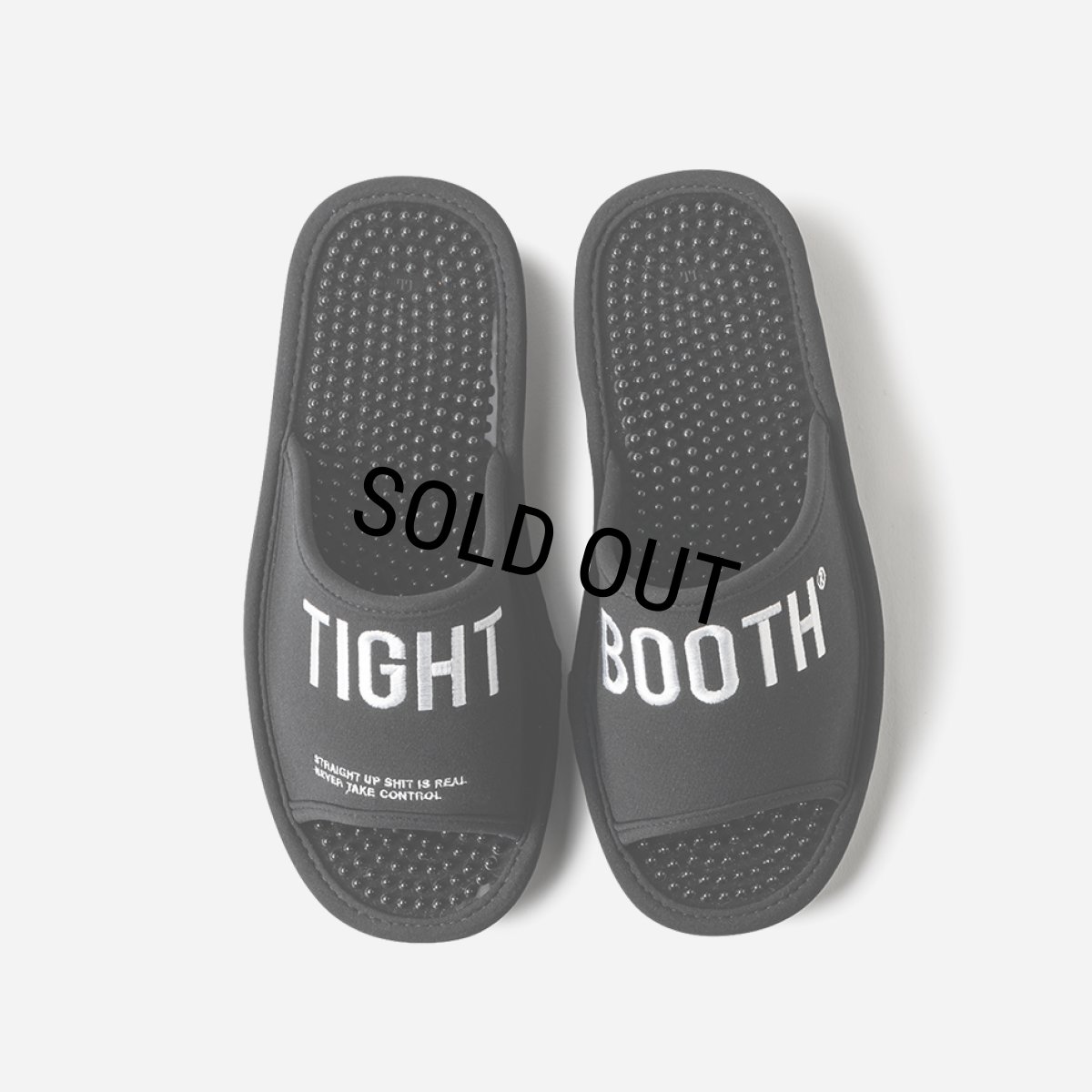 画像3: 【30%OFF】TIGHTBOOTH/KENKO ROOM SANDALS（Black）［ルームサンダル-25夏］ (3)