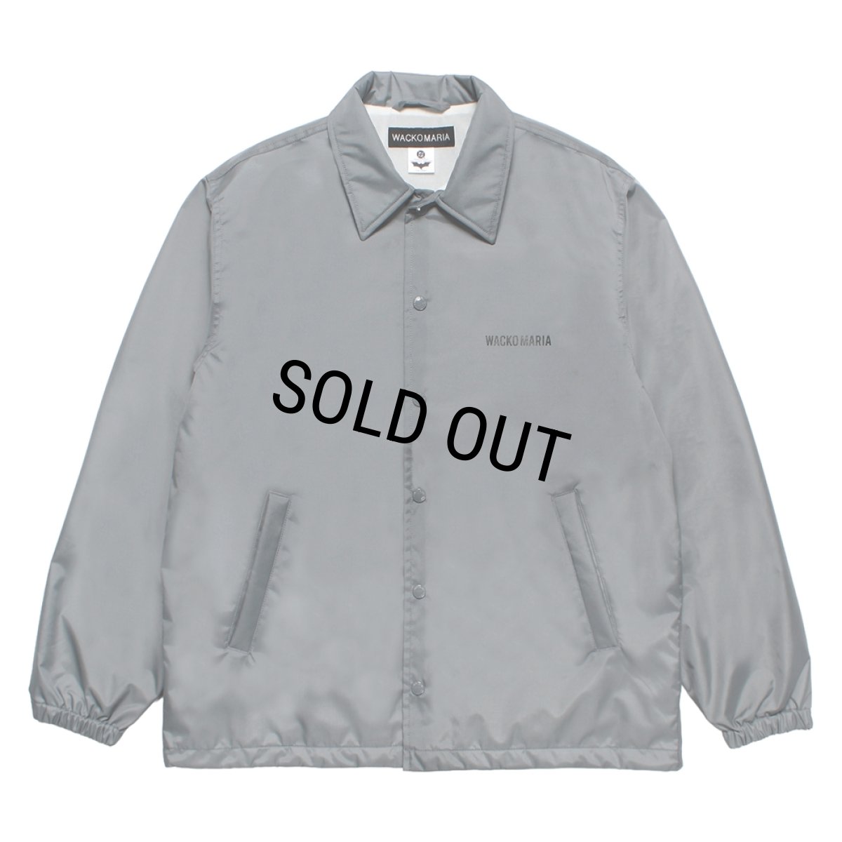 画像2: WACKO MARIA/THE DARK KNIGHT TRILOGY / COACH JACKET（GRAY）［コーチJKT-25秋冬］ (2)