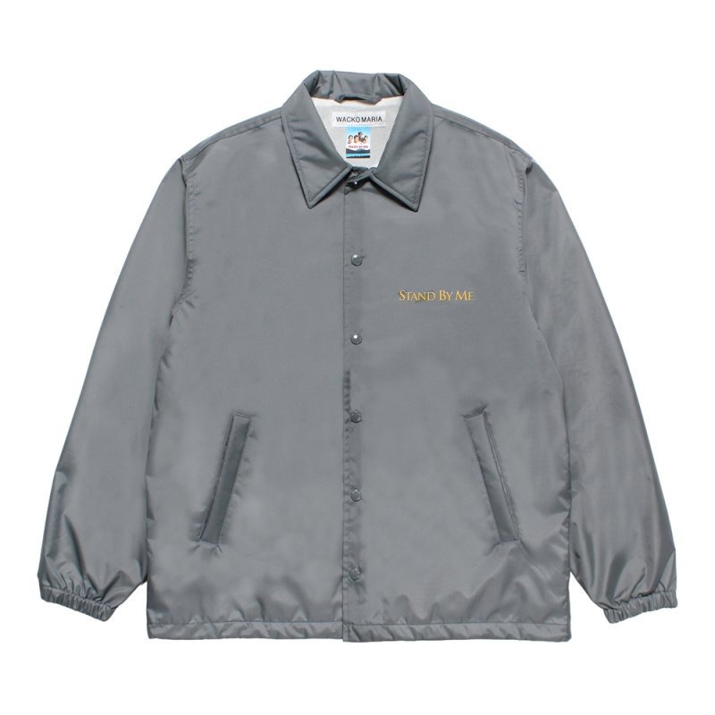 画像1: WACKO MARIA/STAND BY ME / COACH JACKET（GRAY）［コーチJKT-25秋冬］