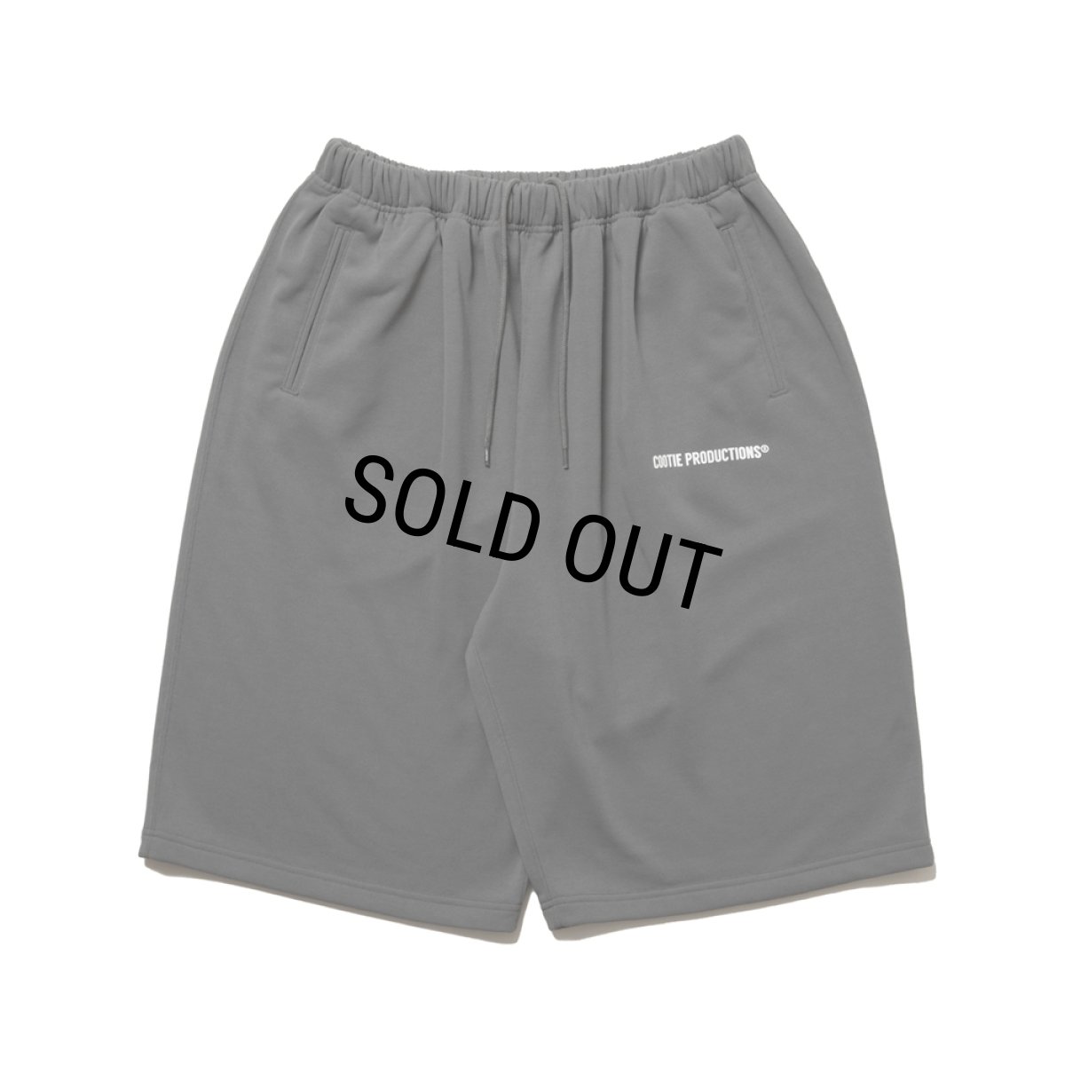 画像1: COOTIE PRODUCTIONS/Dry Tech Sweat Shorts（Gray）［ドライテックスウェットショーツ-25秋冬］ (1)