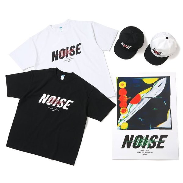 画像3: CHALLENGER/NOISE CAP（OFF WHITE/BLACK）［ノイズキャップ-25秋冬］