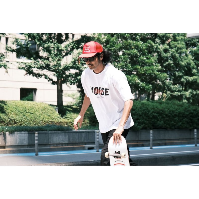 画像3: CHALLENGER/S/S NOISE TEE（WHITE）［ノイズT-25秋冬］