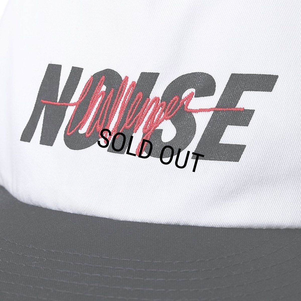 画像3: CHALLENGER/NOISE CAP（OFF WHITE/BLACK）［ノイズキャップ-25秋冬］ (3)