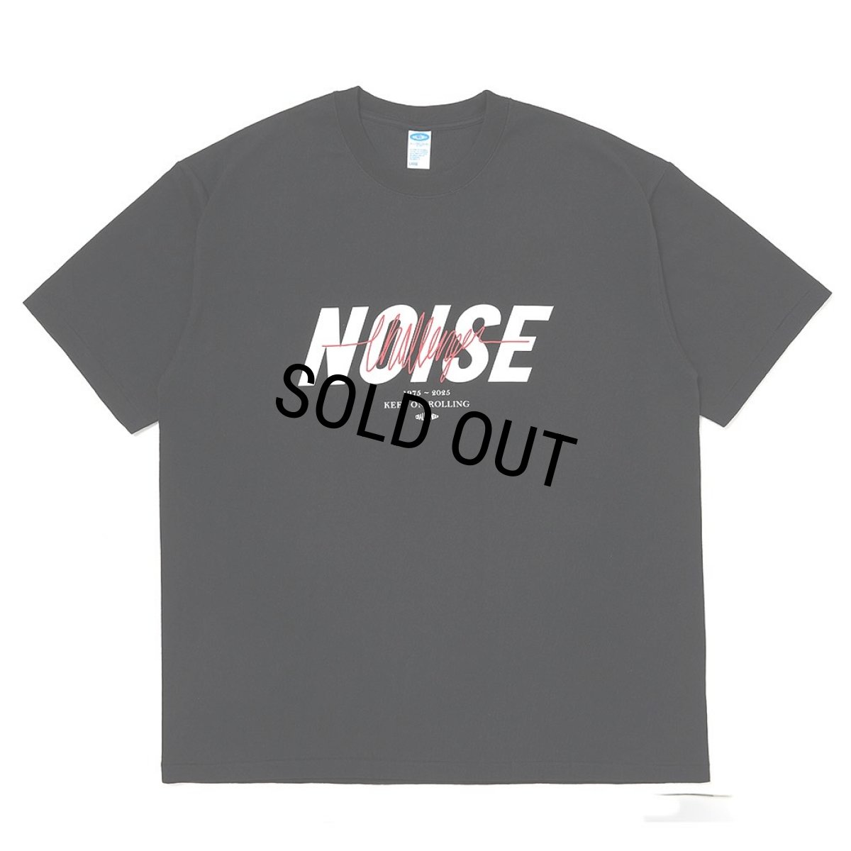 画像1: CHALLENGER/S/S NOISE TEE（BLACK）［ノイズT-25秋冬］ (1)