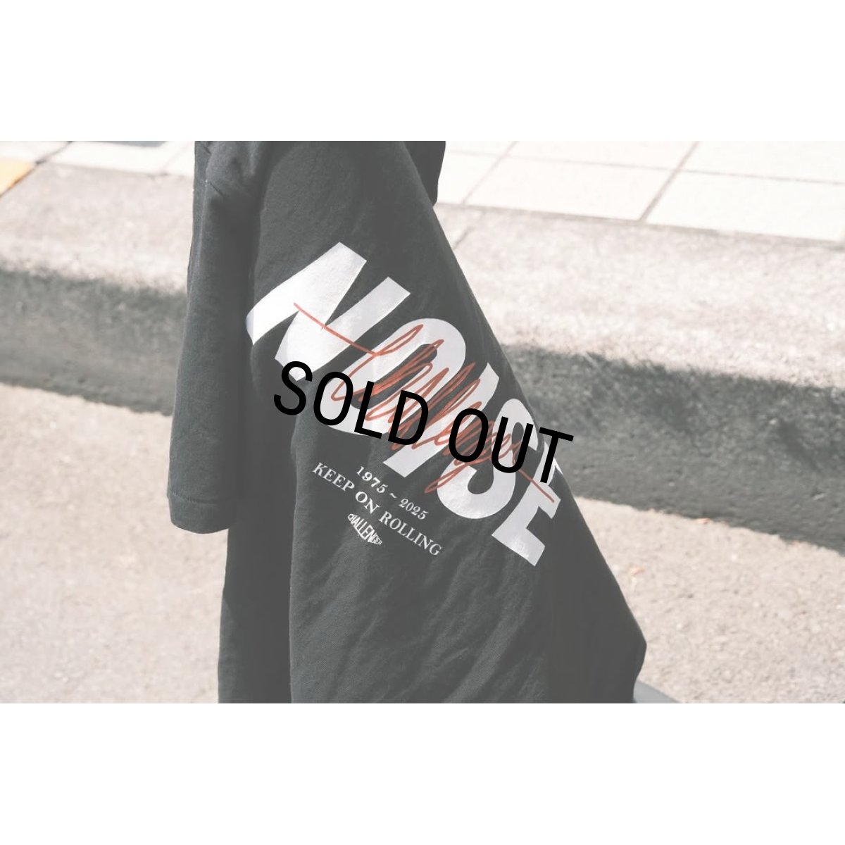 画像6: CHALLENGER/S/S NOISE TEE（BLACK）［ノイズT-25秋冬］ (6)