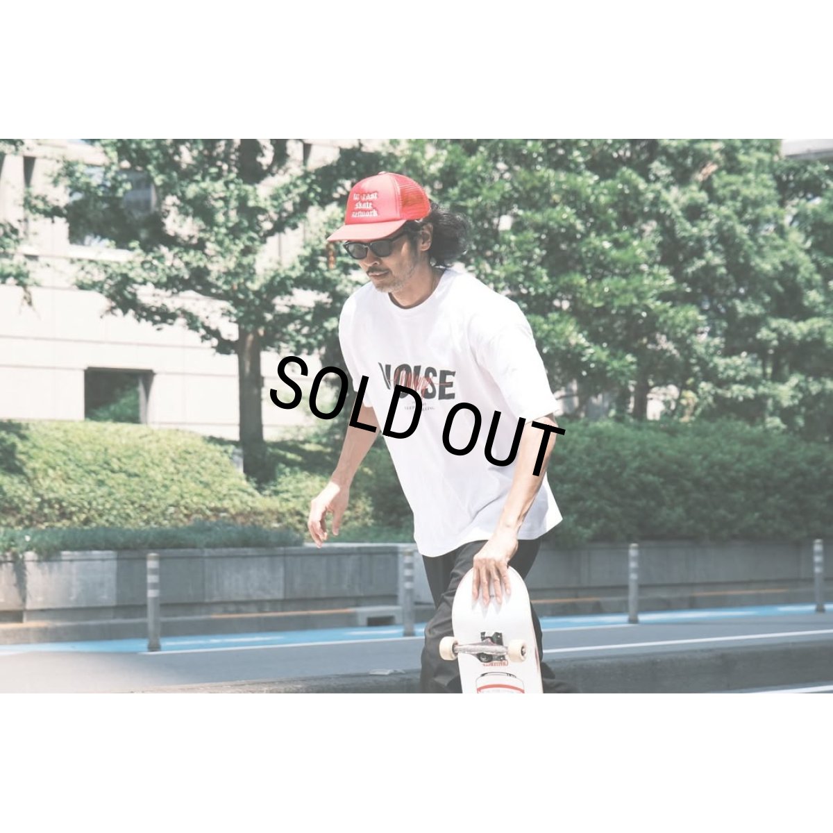 画像3: CHALLENGER/S/S NOISE TEE（WHITE）［ノイズT-25秋冬］ (3)