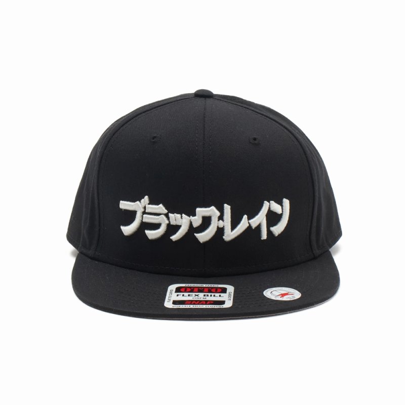 画像1: BUENA VISTA/ブラックレイン LOGO CAP（BLACK）［ロゴキャップ-25秋冬］