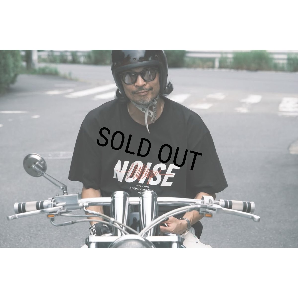 画像3: CHALLENGER/S/S NOISE TEE（BLACK）［ノイズT-25秋冬］ (3)