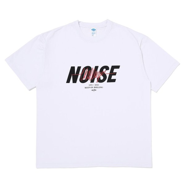 画像1: CHALLENGER/S/S NOISE TEE（WHITE）［ノイズT-25秋冬］