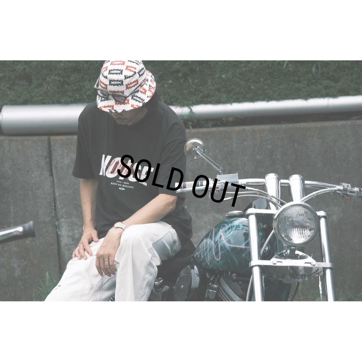 画像5: CHALLENGER/S/S NOISE TEE（BLACK）［ノイズT-25秋冬］ (5)