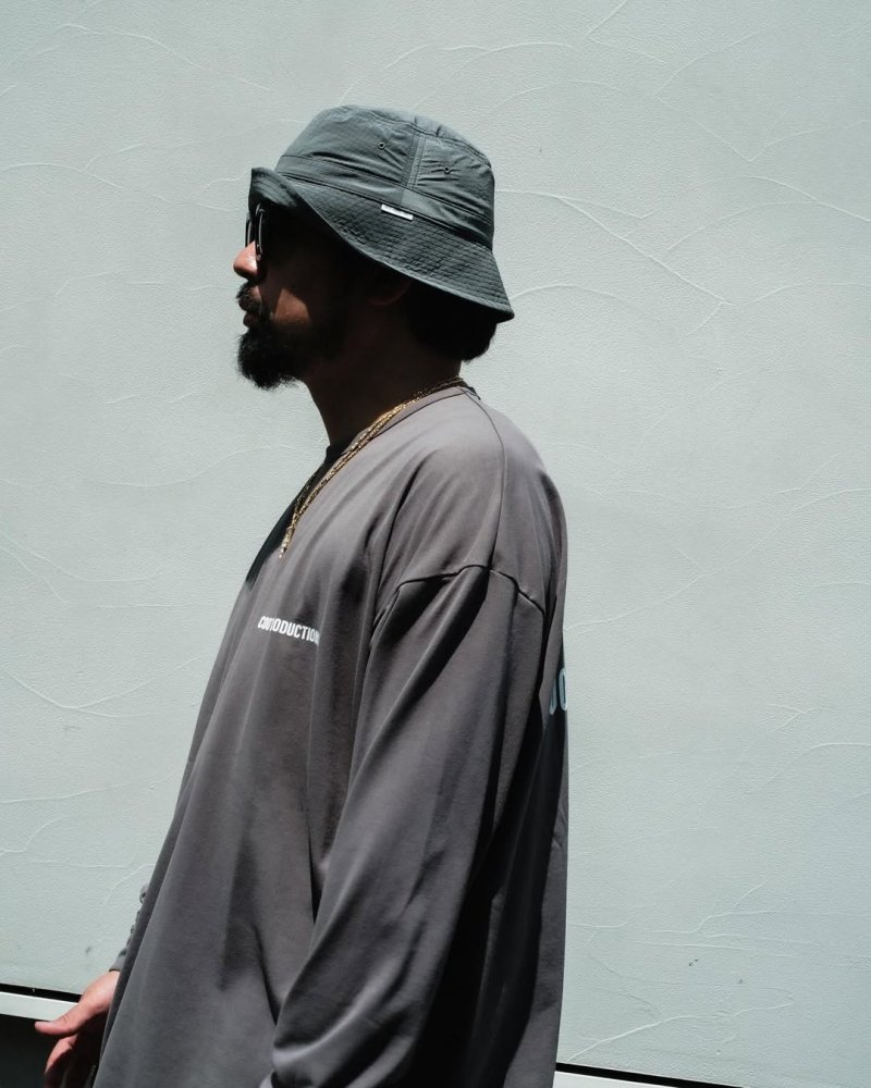 画像3: COOTIE PRODUCTIONS/Dry Tech Jersey Oversized L/S Tee（Gray）［ドライテックオーバーサイズ長袖T-25秋冬］