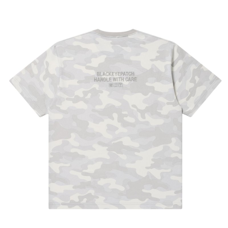 画像2: BlackEyePatch/HWC LABEL EMBROIDERED TEE（WHITE CAMO）