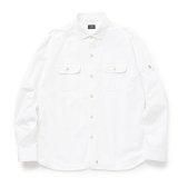 RATS/OX B.D SHIRT（WHITE）［オックスフォードB.Dシャツ-25春夏］